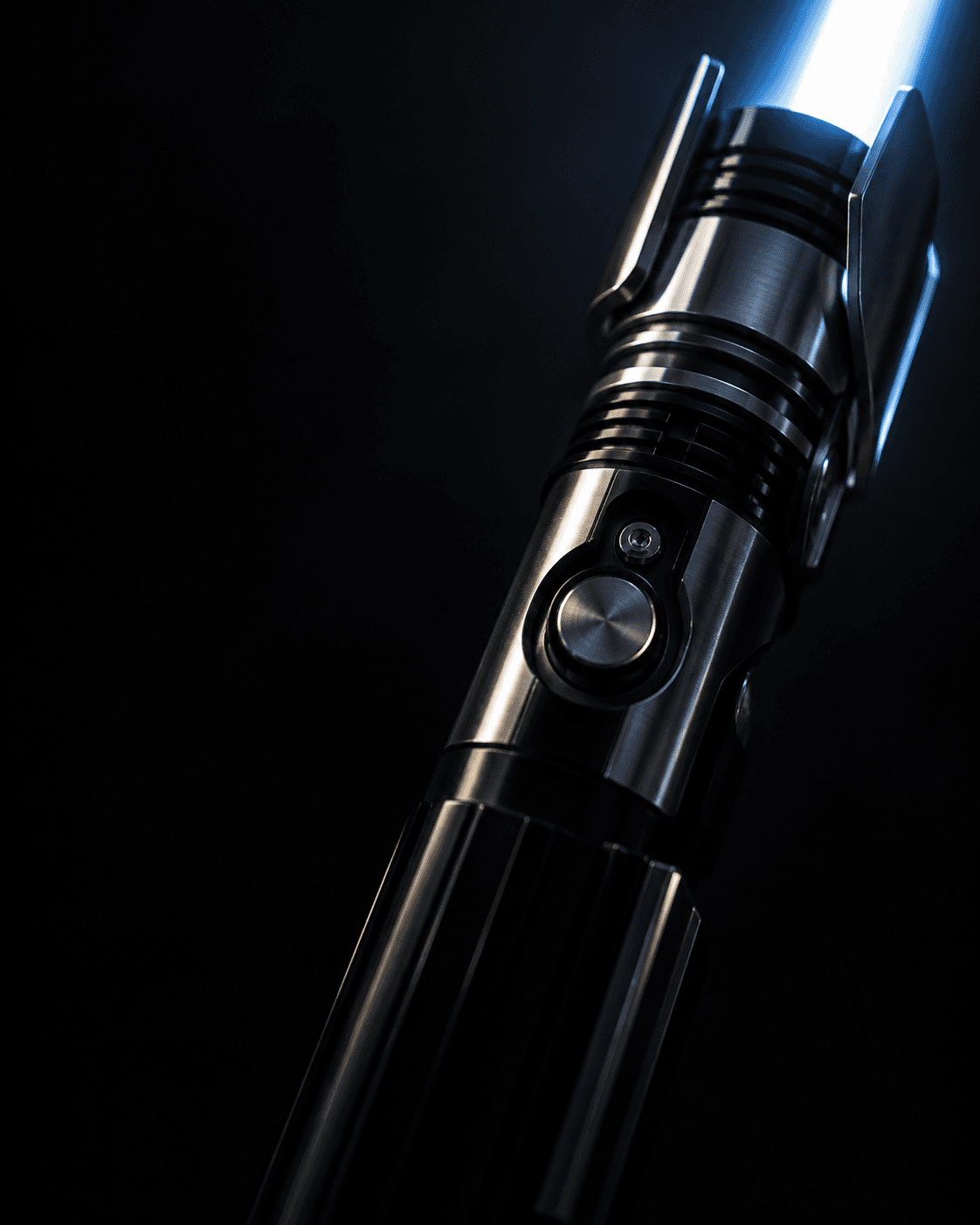 Custom saber hilt close-up